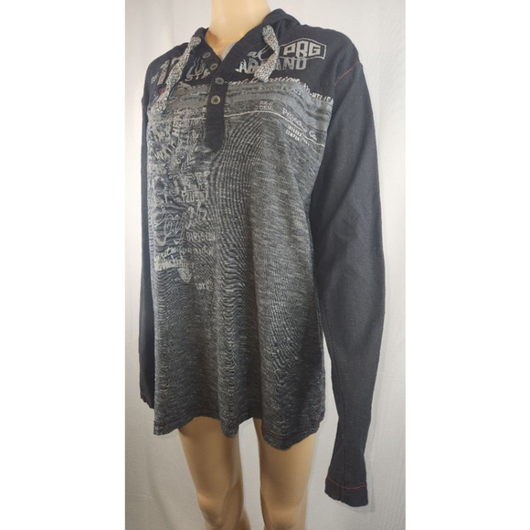 Projek Raw | Men | Long Sleeve Shirt | Black | Size Large - Picture 4 of 9